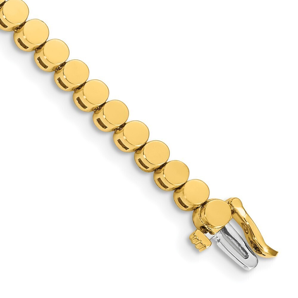 Kazi Luxury 14k Holds 47 Stones up to 2.75mm, Add-A-Diamond Bracelet